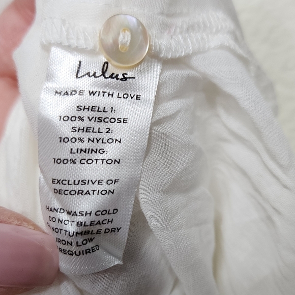 Lulus Tickets To Paradise White Embroidered Maxi Dress L Vacation Beach Party - Picture 12 of 12